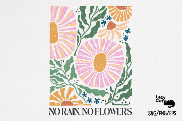 Boho Floral Flowers Quote SVG PNG: Graphics for Crafts-Driven Branding