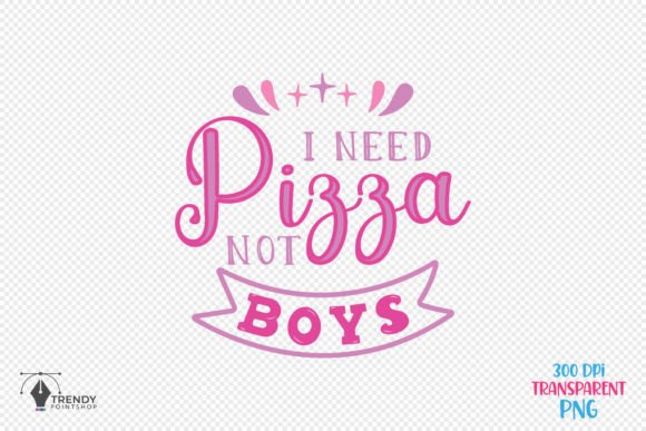 I Need Pizza Girl SVG Design for Crafts & Graphics