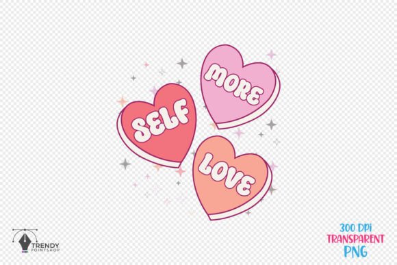 More Self Love Quote Graphics for Crafts & Content