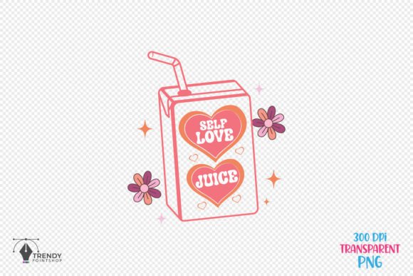 Self Love Juice Quote SVG PNG Design for Crafts & Graphics